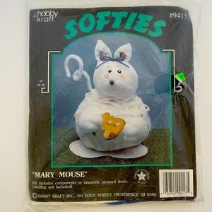 Vintage Hobby Kraft Softies Merry Mouse Kit